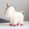 White Unicorn Piggy Bank